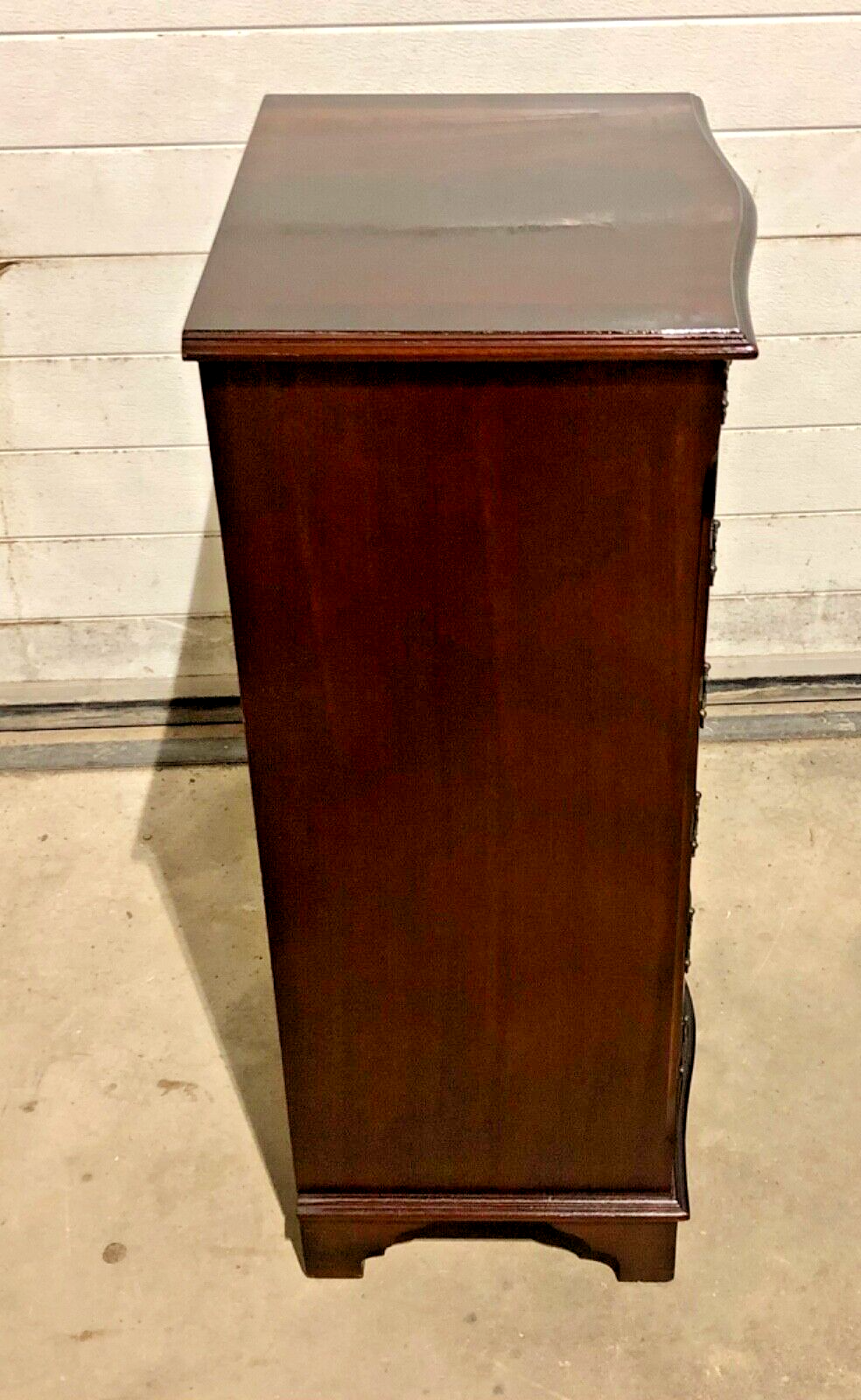 000764....Handsome Vintage Tallboy Chest / Chest Of Six Drawers ( sold )