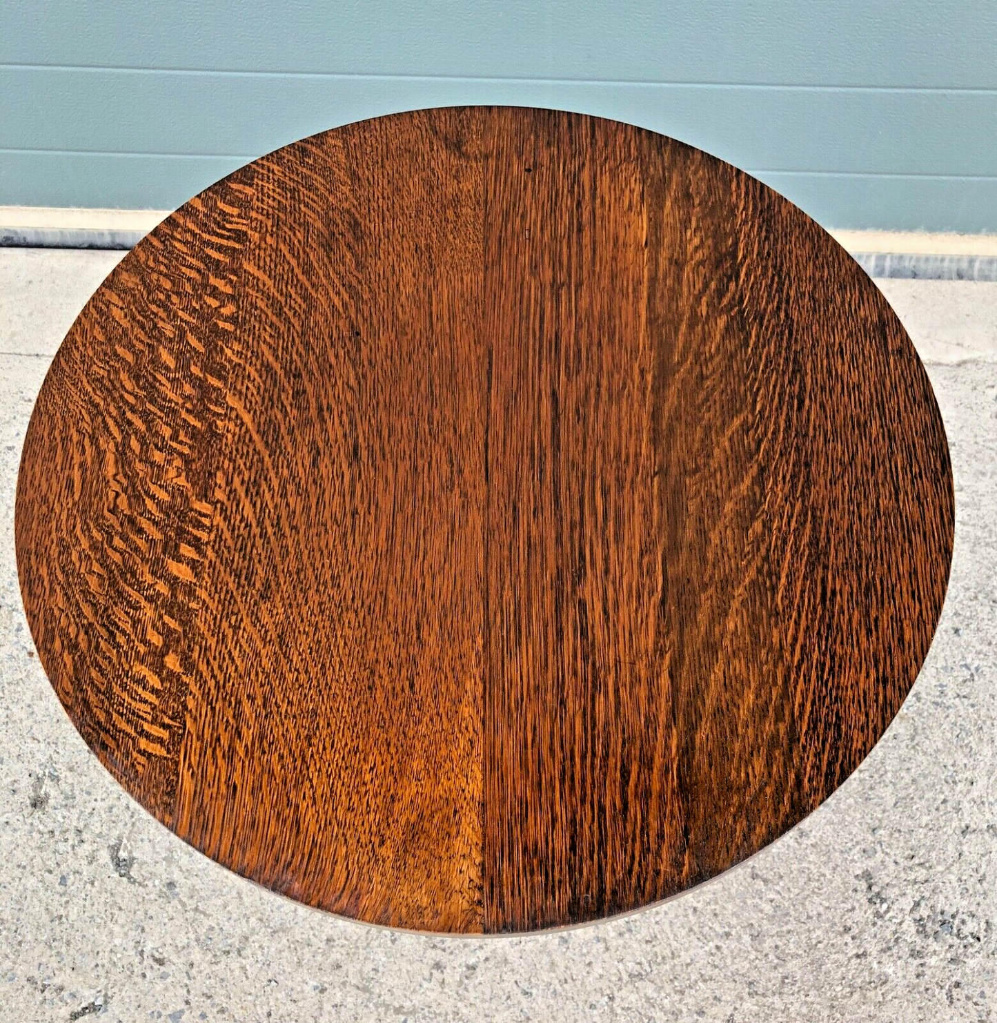 000816....Handsome Art Deco Solid Oak Coffee Table ( sold )