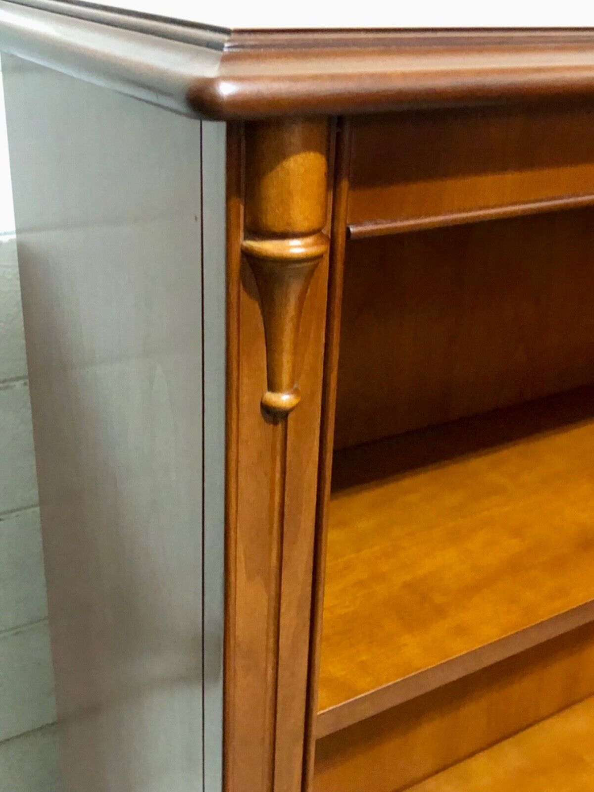 000738....Handsome Vintage Stag Bookcase / Bookshelves ( sold )