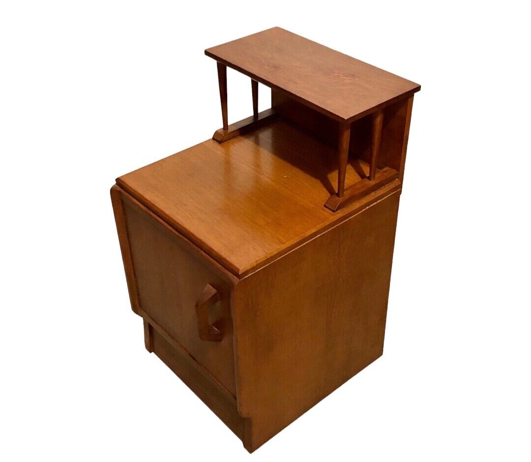 000806....Two Retro G Plan Oak Bedside Cabinets / Bedside Tables ( sold )