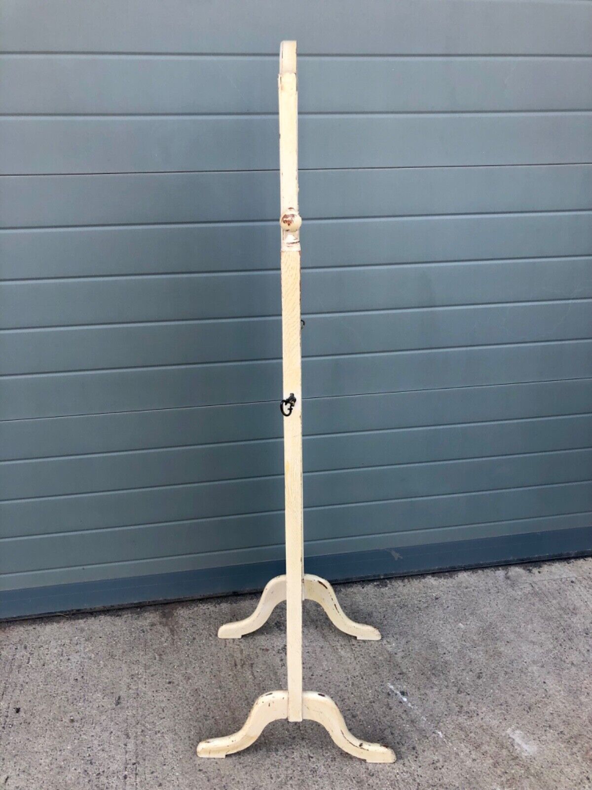 000799....Handsome Vintage Painted Cheval Mirror ( sold )