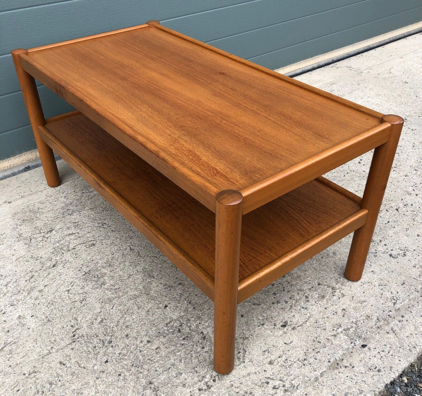 000862....Handsome Retro Teak Coffee Table ( sold )