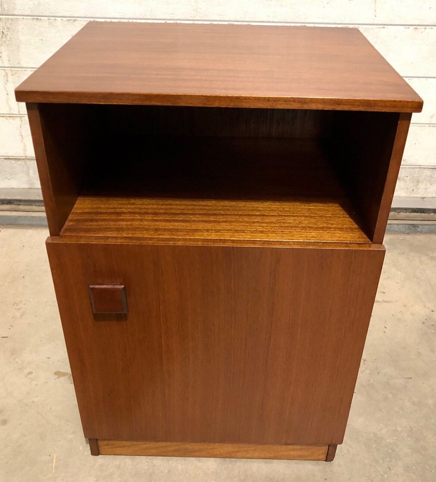000823....Two Retro Teak Bedside Cabinets By Remploy ( sold )
