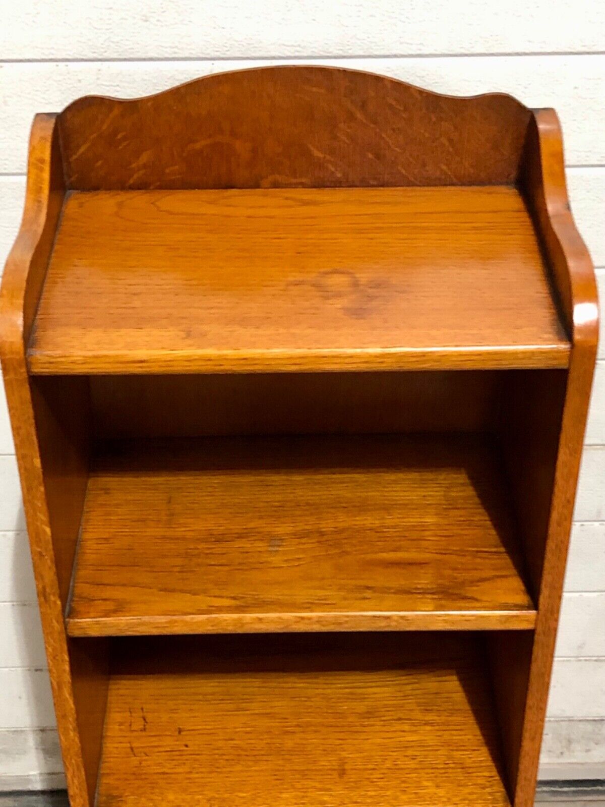 000748....Handsome Vintage Bookcase With Cupboard And Shelves( sold )