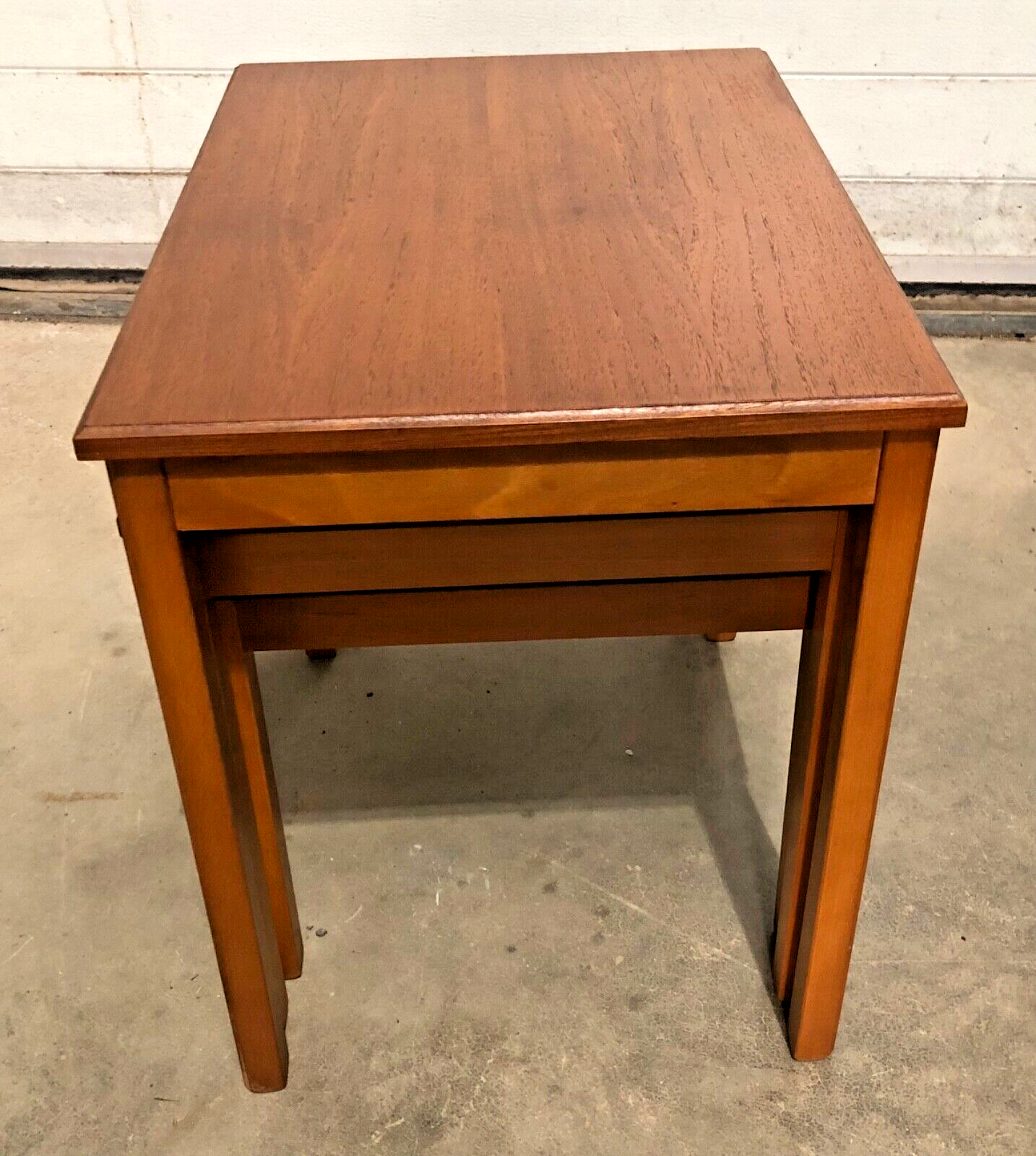 000861....Retro Teak Nest Of Tables / Danish Style Tables ( sold )