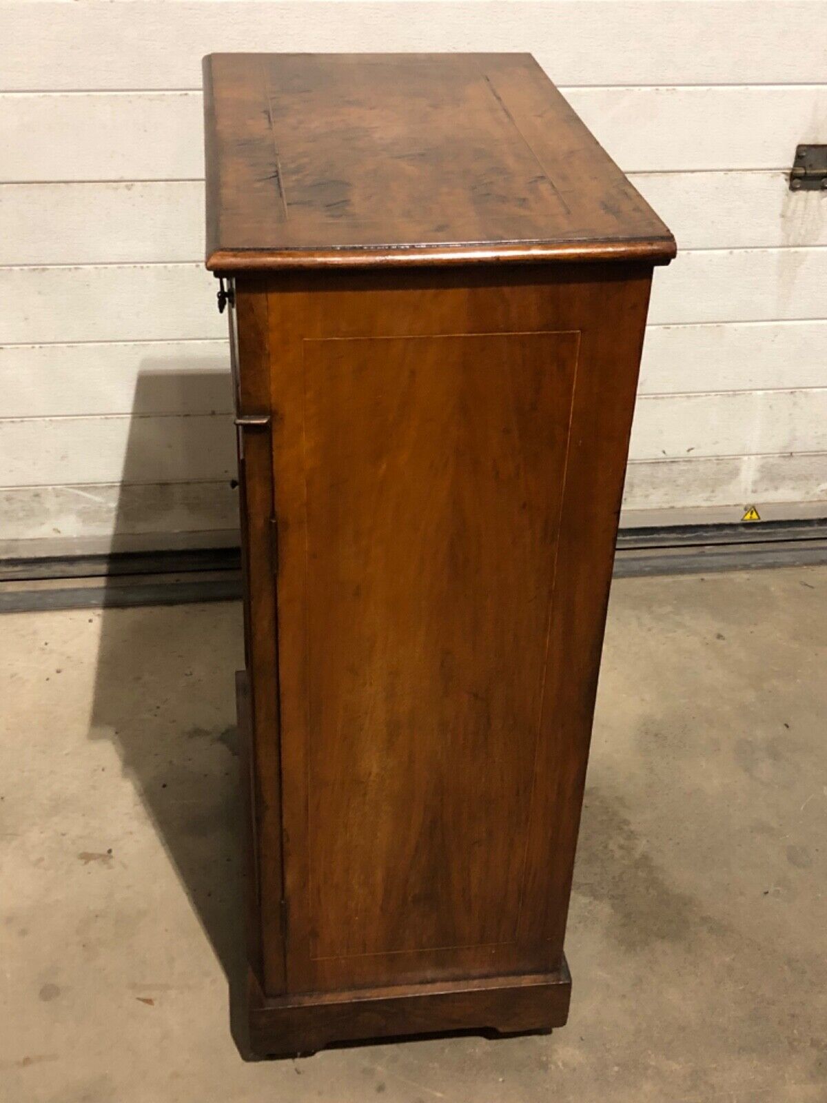 000773....Handsome Antique Walnut Pier Cabinet ( sold )