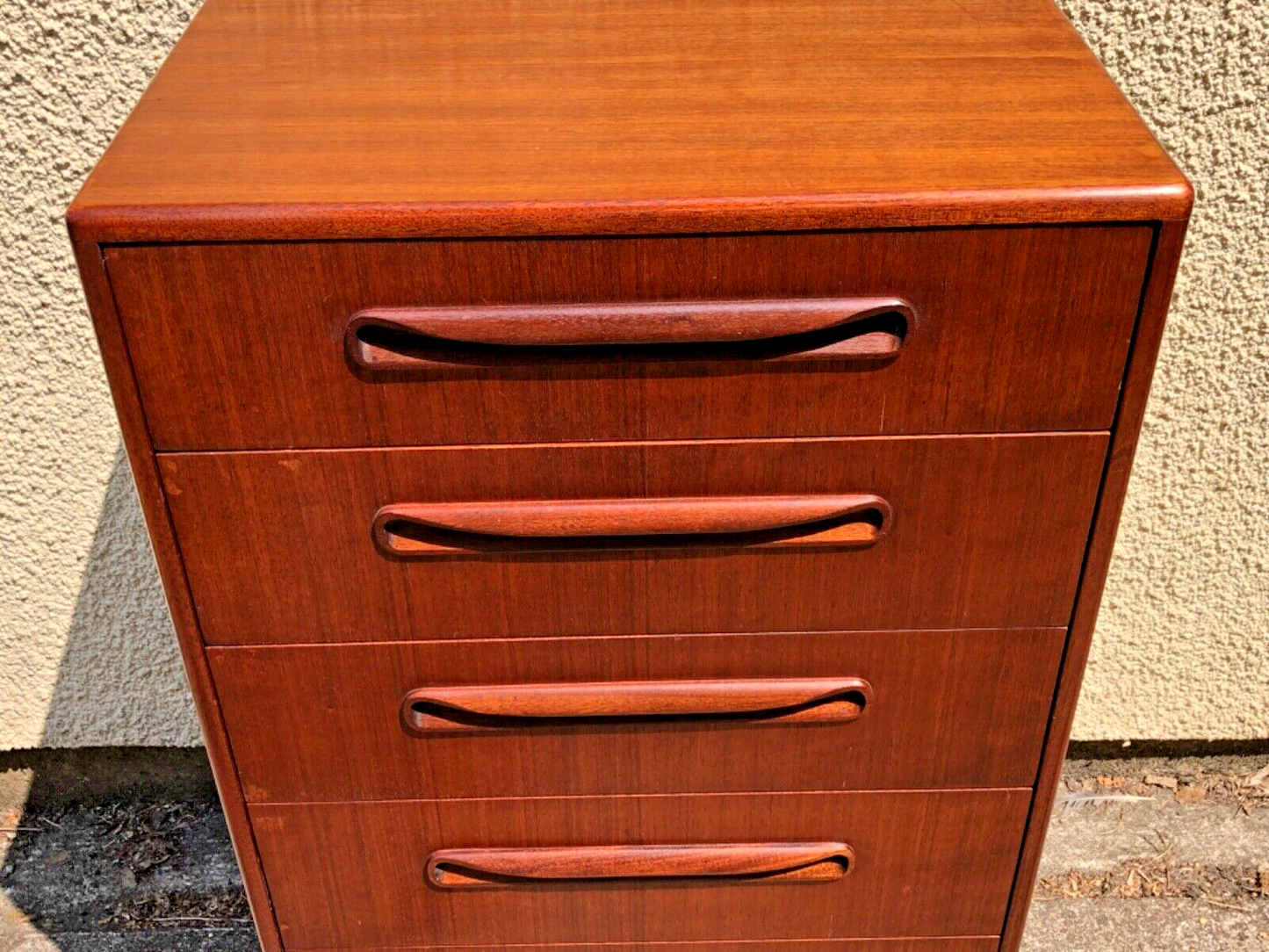 000836....Handsome G Plan Tallboy Chest / Retro Teak Chest ( sold )