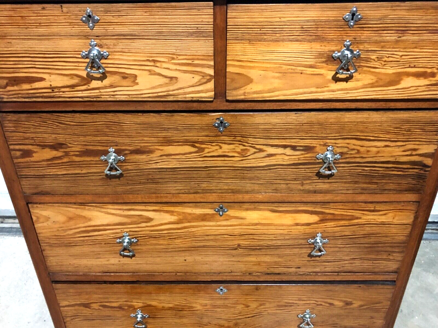 000772....Handsome Antique Pine Chest Of Drawers ( sold )