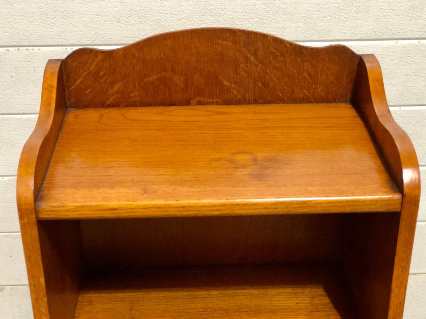 000748....Handsome Vintage Bookcase With Cupboard And Shelves( sold )