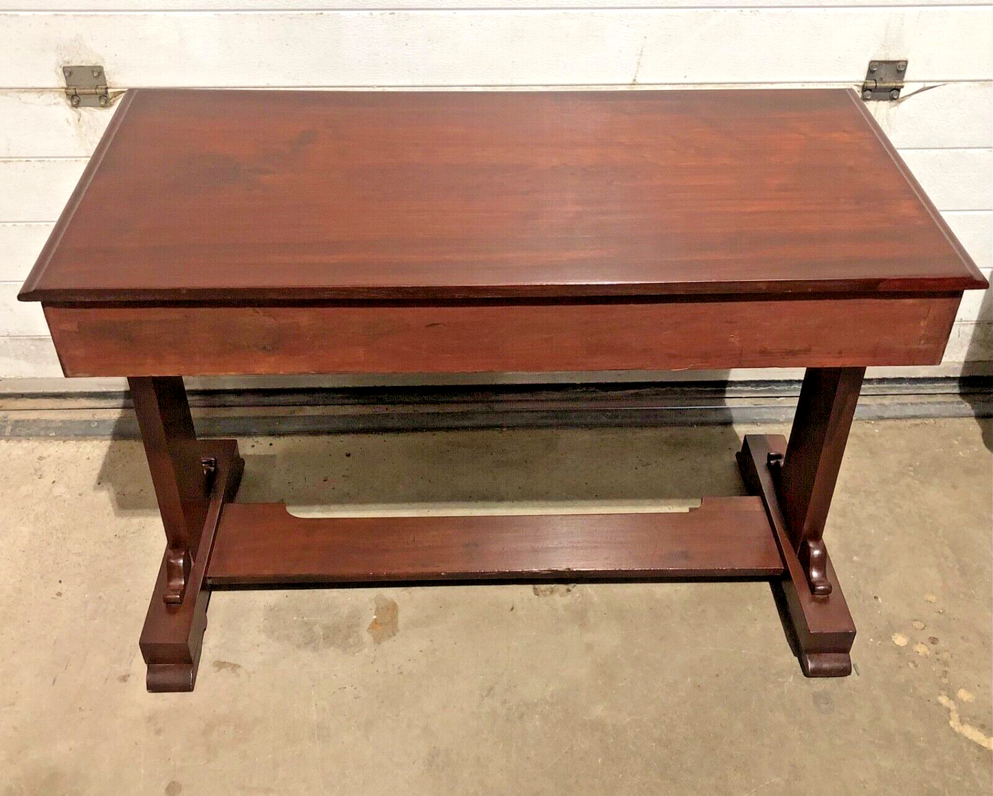 000770....Handsome Antique Mahogany Writing / Side Table