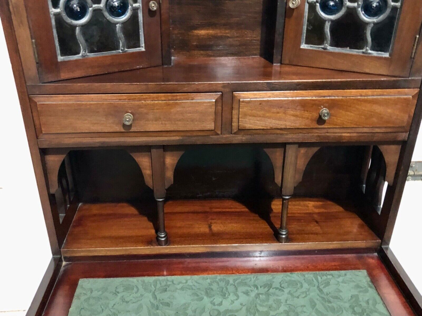 000786....Stunning Arts And Crafts Mahogany Writing Desk By Liberty's Of London ( Sold )