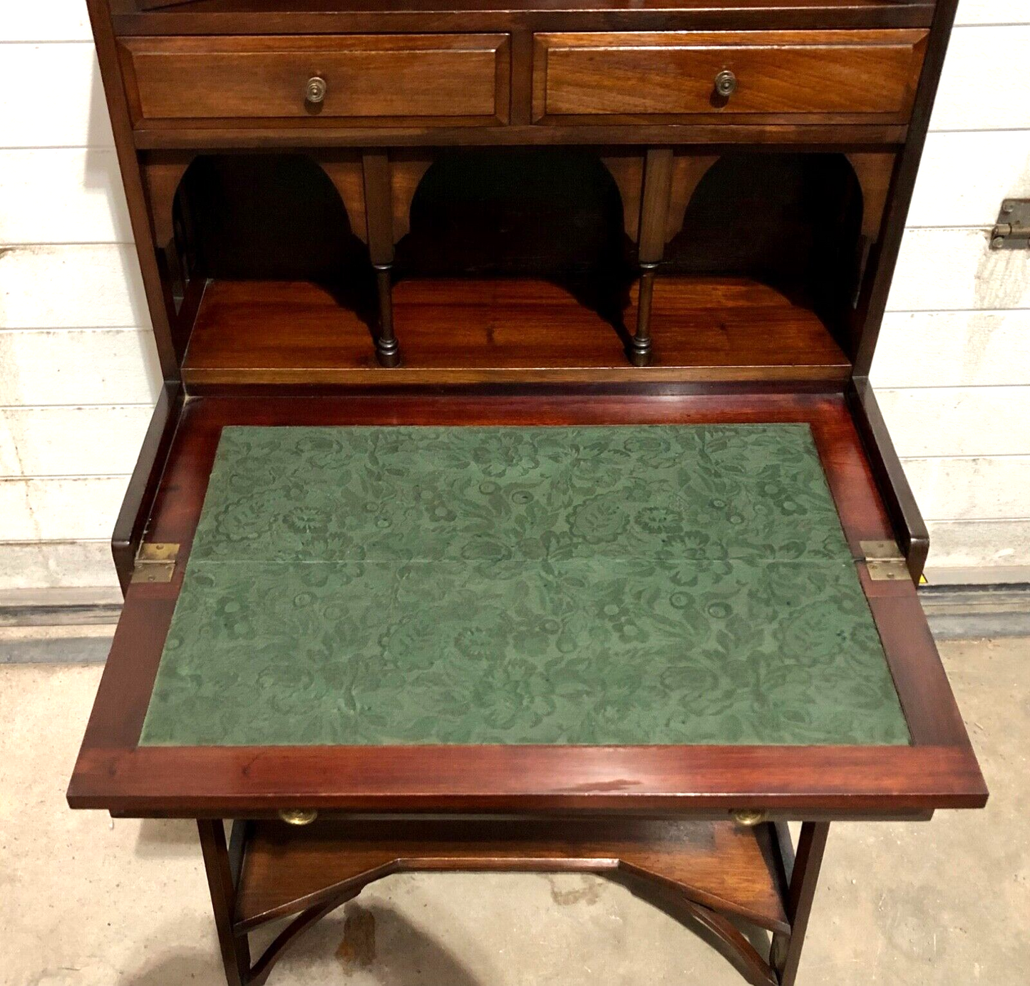 000786....Stunning Arts And Crafts Mahogany Writing Desk By Liberty's Of London ( Sold )