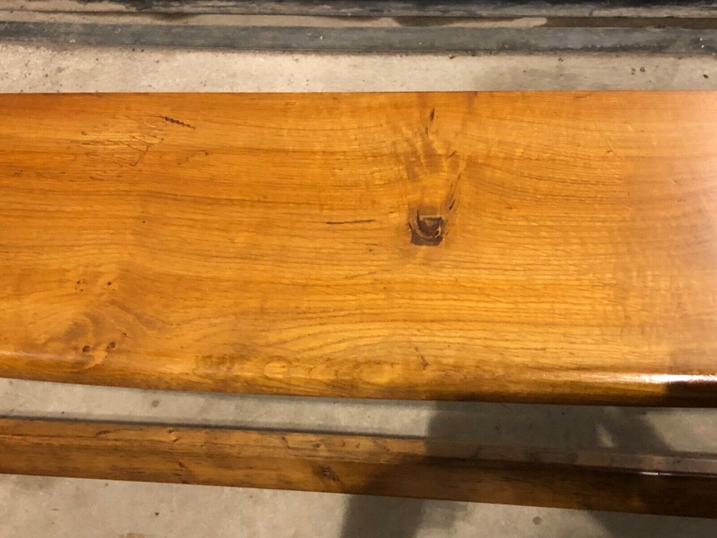 000749....Handsome Vintage Arts And Crafts Style Bench