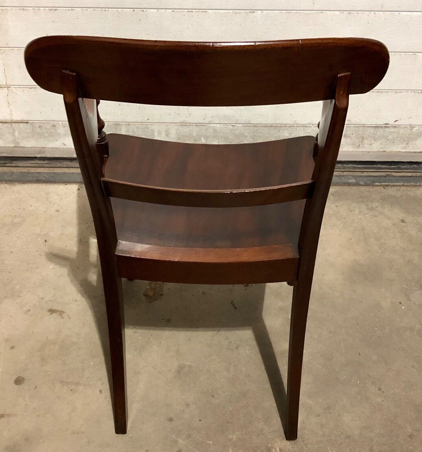 000761....Handsome Antique Regency Mahogany Carver Armchair ( sold )