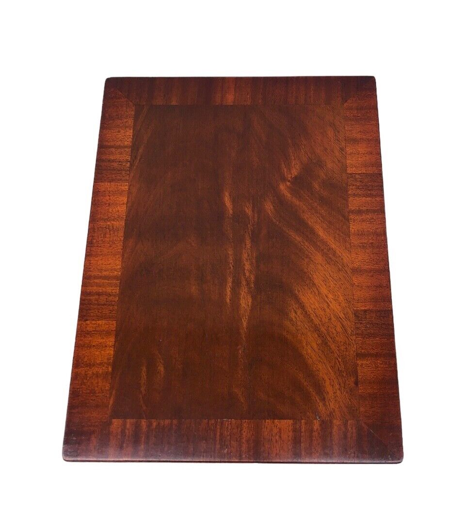000815....Handsome Pair Of Vintage Mahogany Occasional Tables / Wine Tables ( sold )
