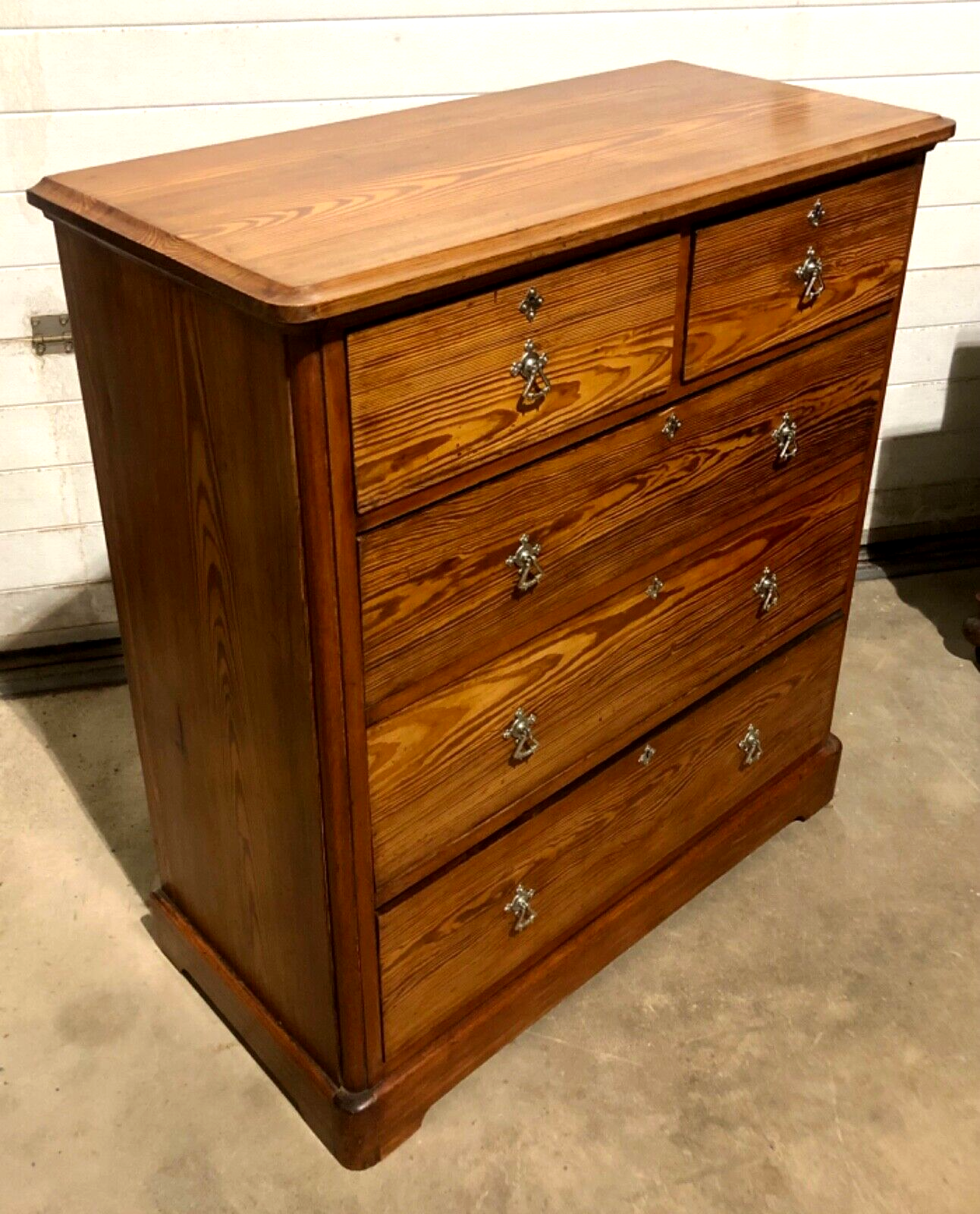 000772....Handsome Antique Pine Chest Of Drawers ( sold )
