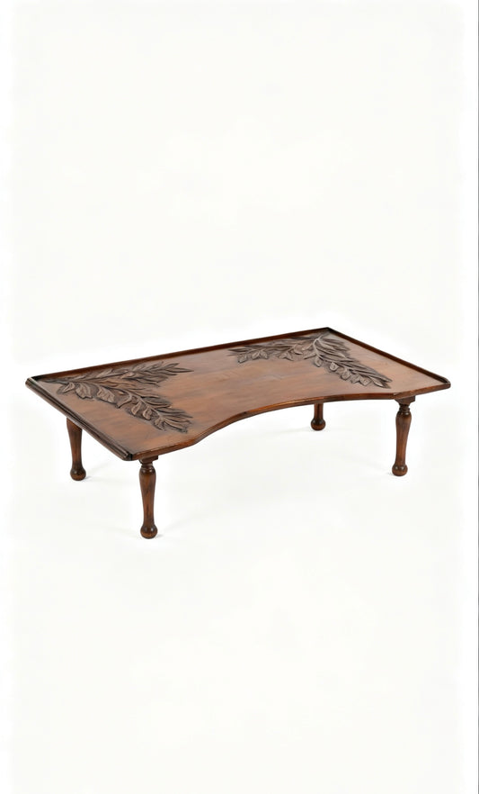 000544....Handsome Antique Mahogany Breakfast Tray ( sold )