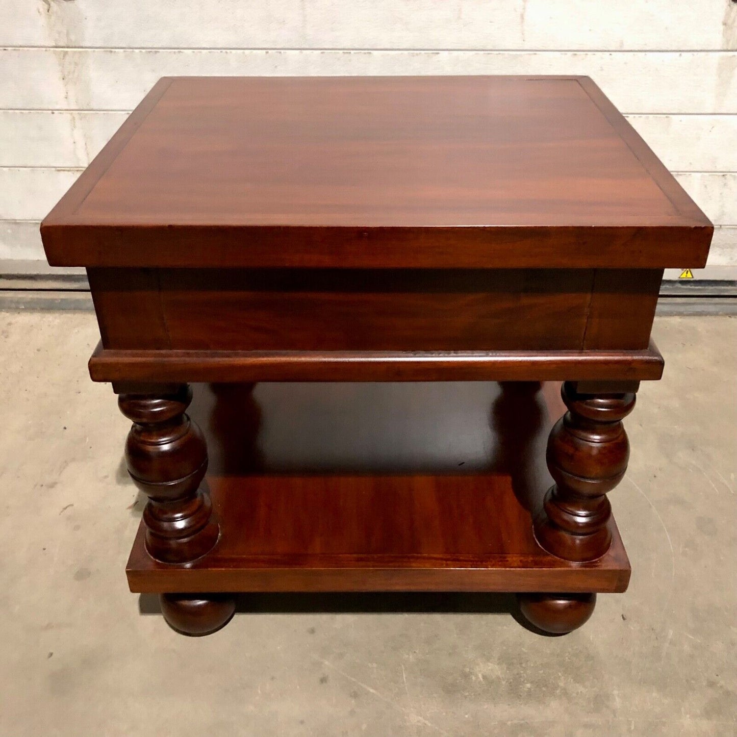 000771....Handsome Pair Of Vintage Bedside Tables / Lamp Tables ( sold )