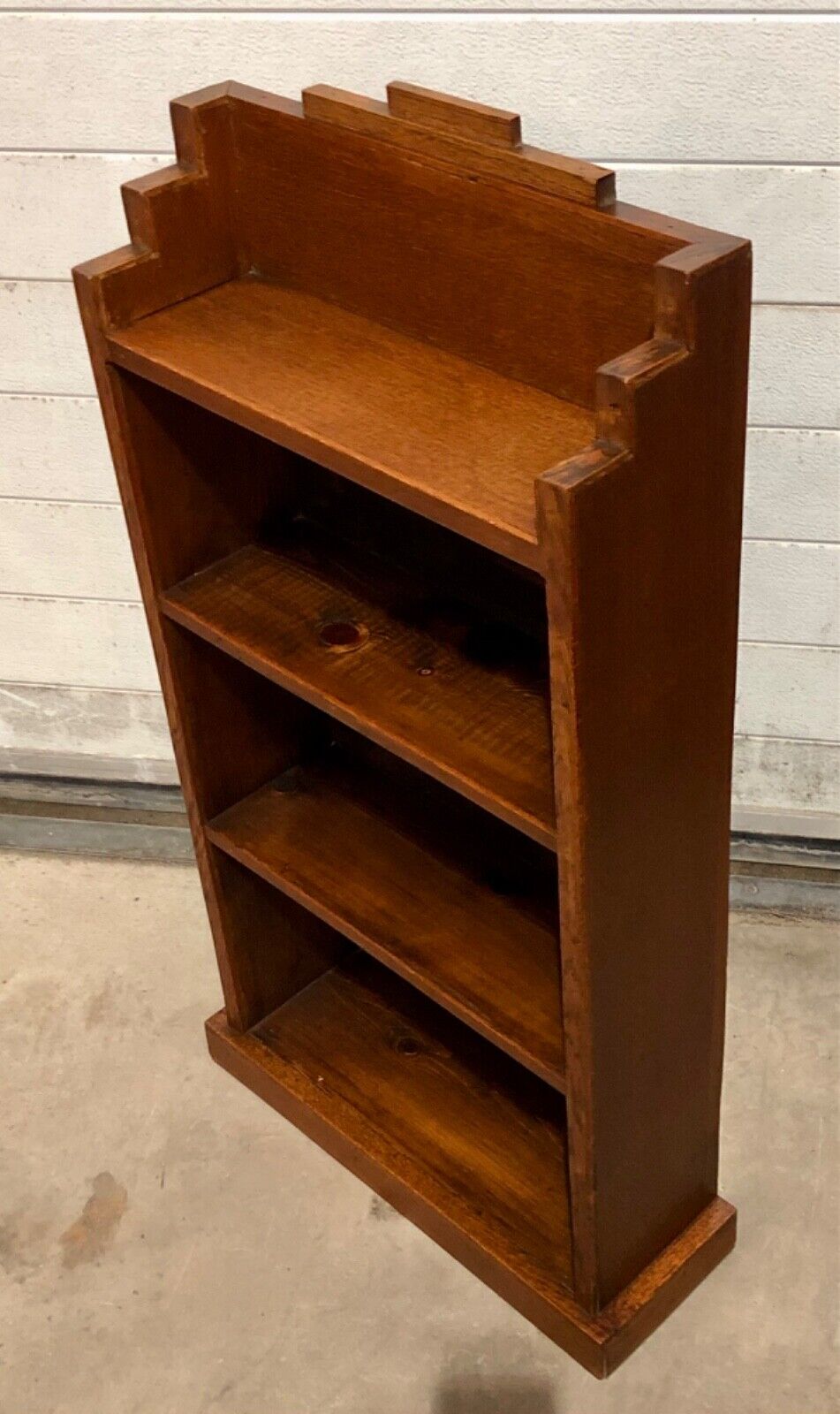 000758....Handsome Small Art Deco Bookcase / Bookshelf ( sold )