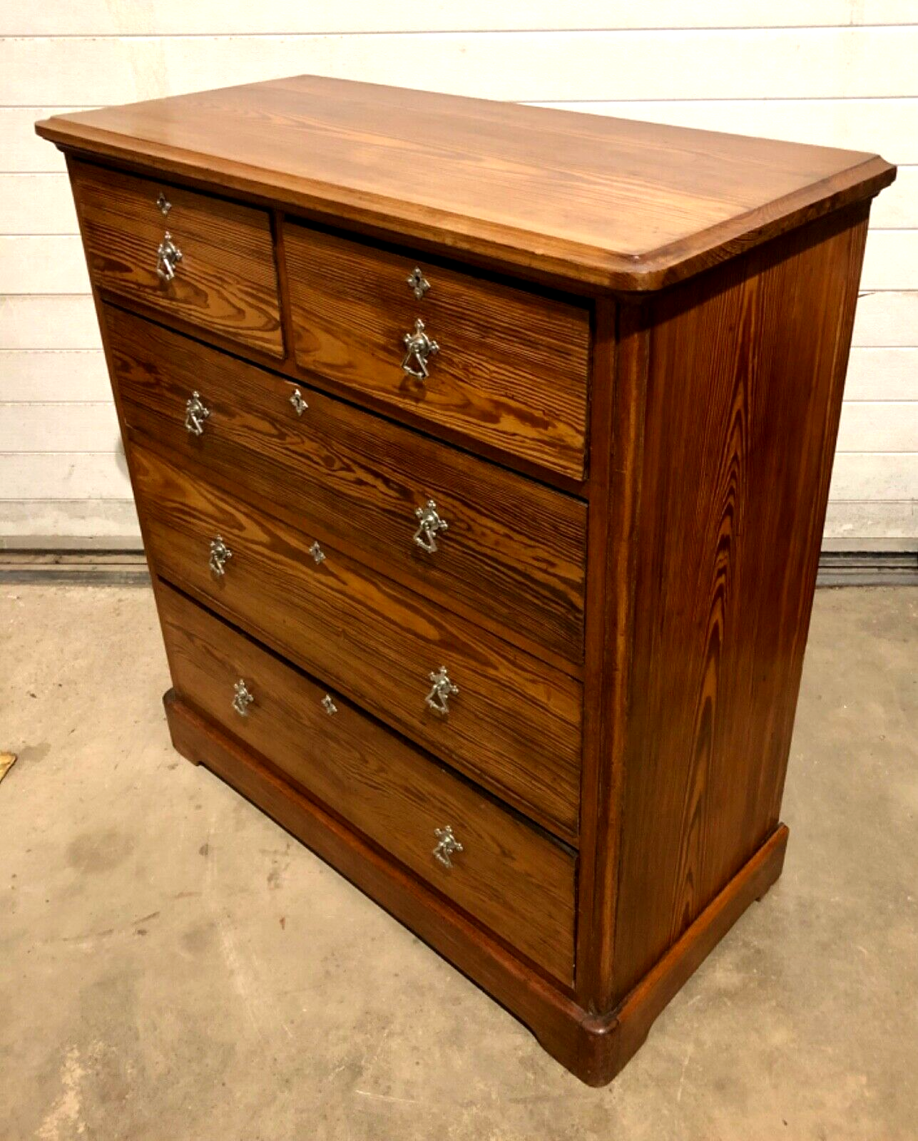 000772....Handsome Antique Pine Chest Of Drawers ( sold )