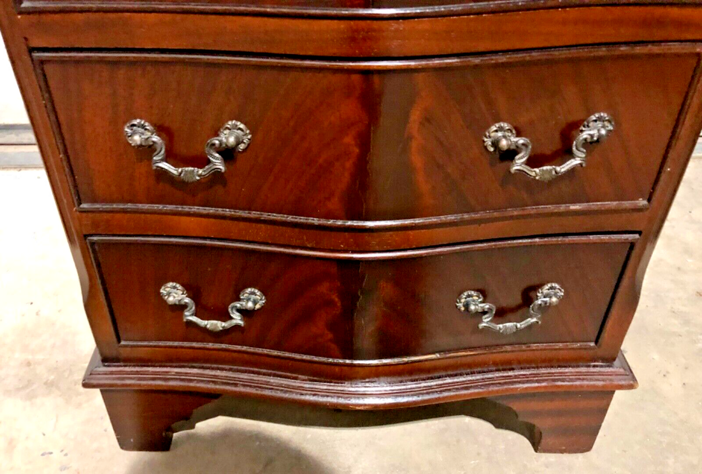 000764....Handsome Vintage Tallboy Chest / Chest Of Six Drawers ( sold )