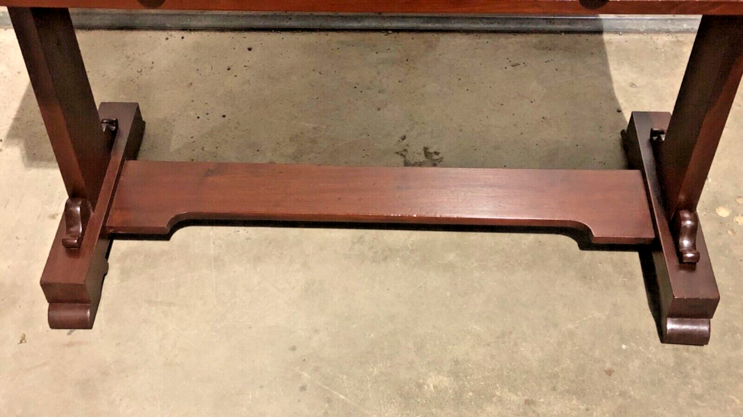 000770....Handsome Antique Mahogany Writing / Side Table