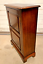 000825....A Handsome Pair Of Vintage Slim Solid Oak Side Cabinets