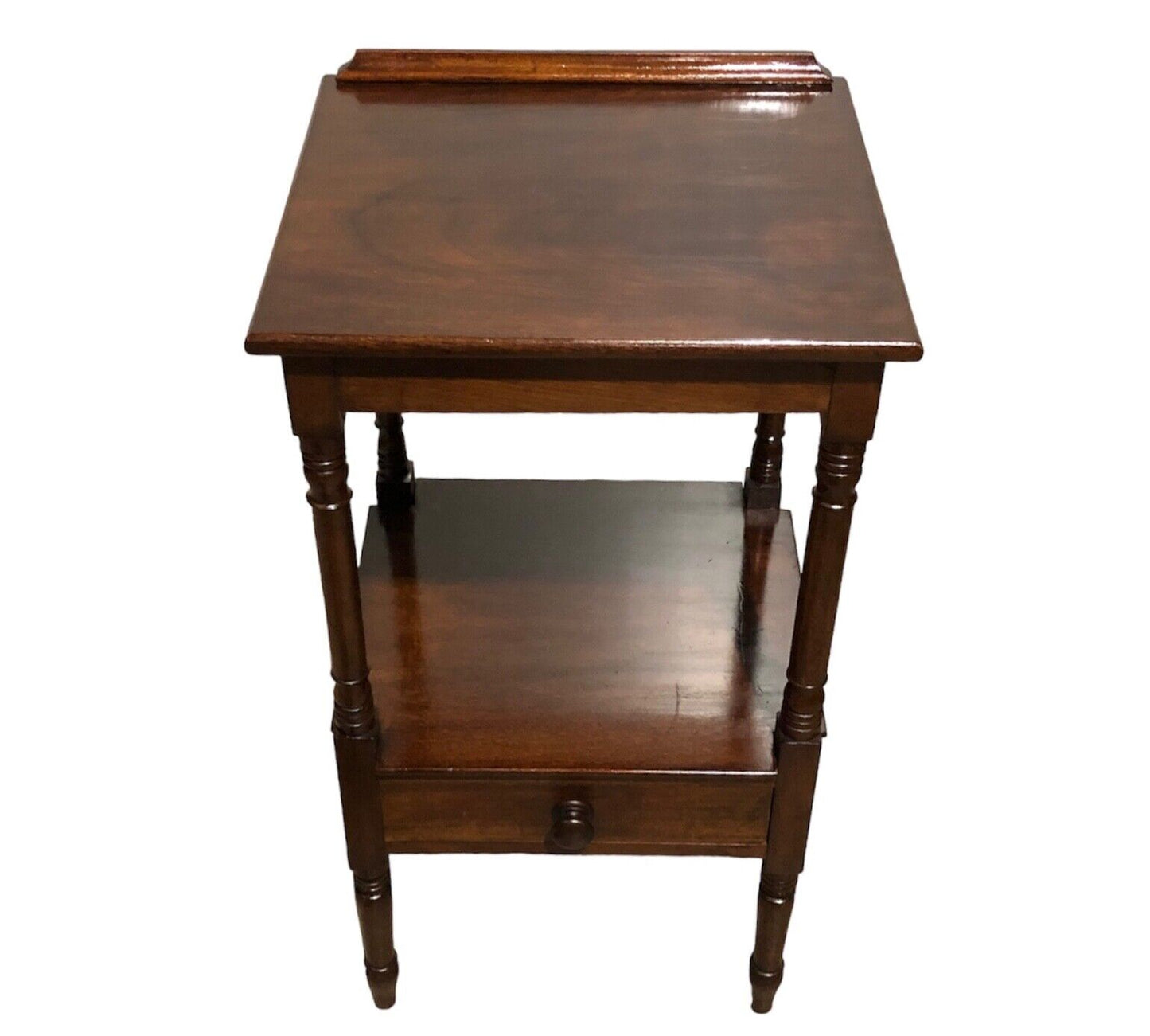 000763....Handsome Antique Regency Bedside Table / Nightstand