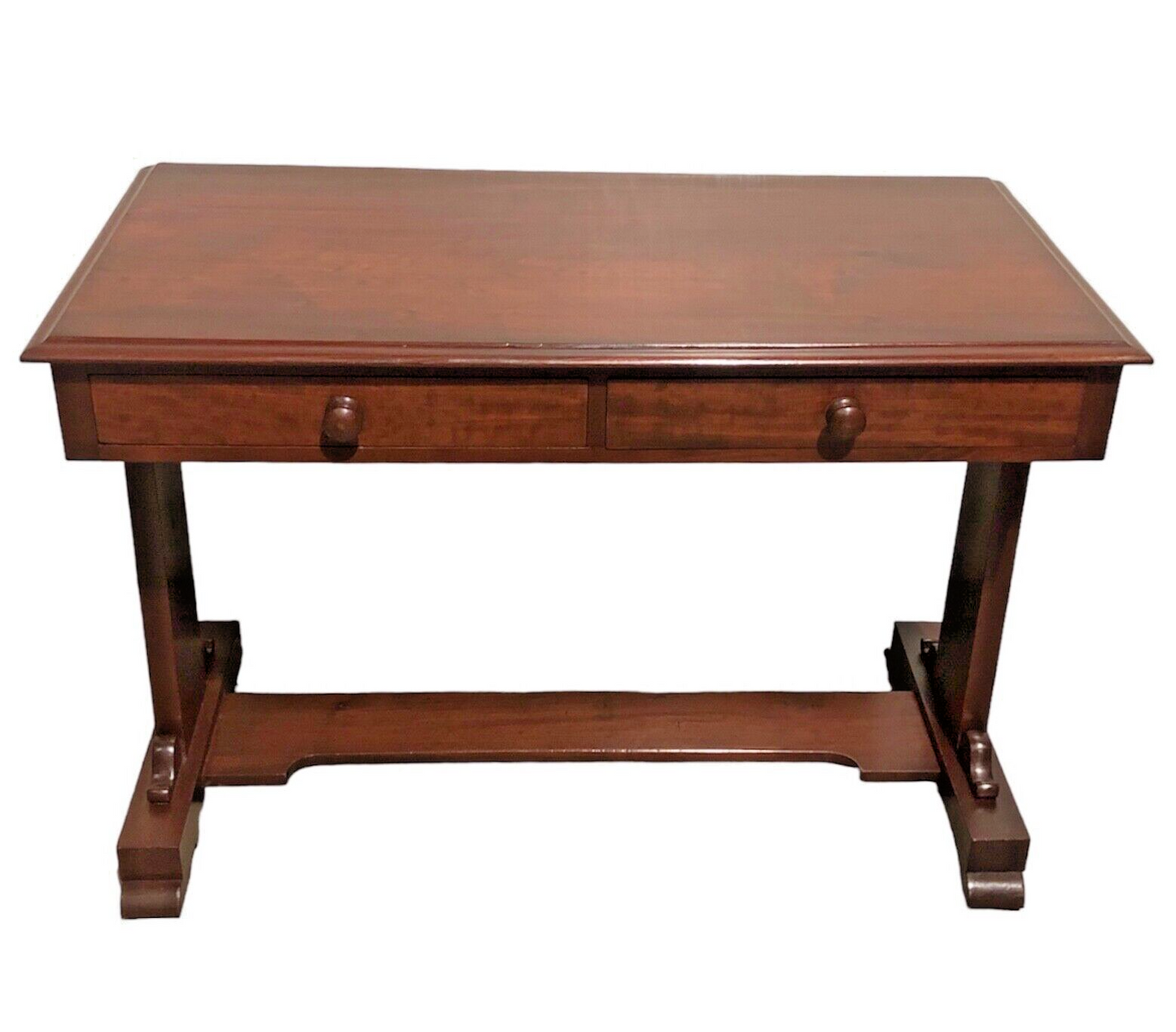 000770....Handsome Antique Mahogany Writing / Side Table