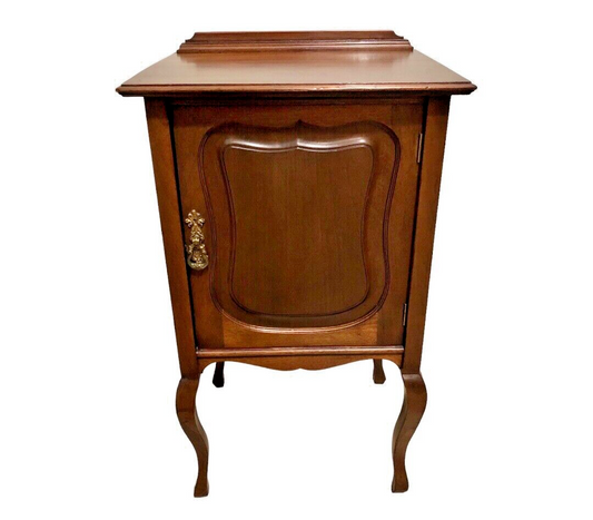 000830....Handsome Antique Mahogany Bedside Cabinet