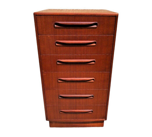 000836....Handsome G Plan Tallboy Chest / Retro Teak Chest ( sold )