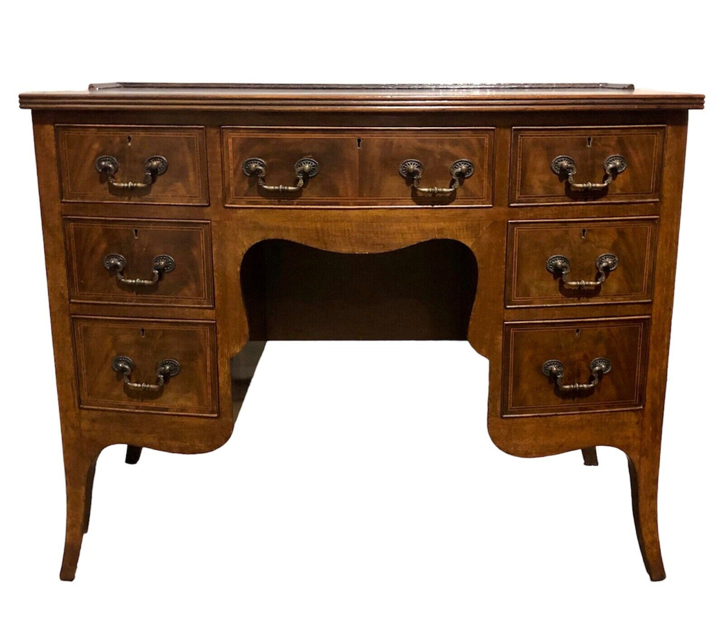 000798....Handsome Vintage Mahogany Dressing Table ( sold )