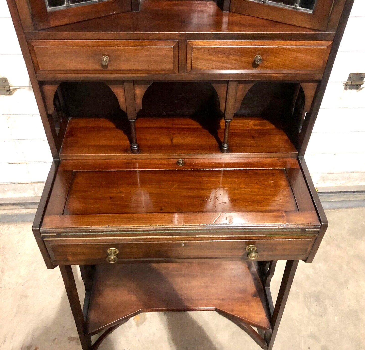 000786....Stunning Arts And Crafts Mahogany Writing Desk By Liberty's Of London ( Sold )