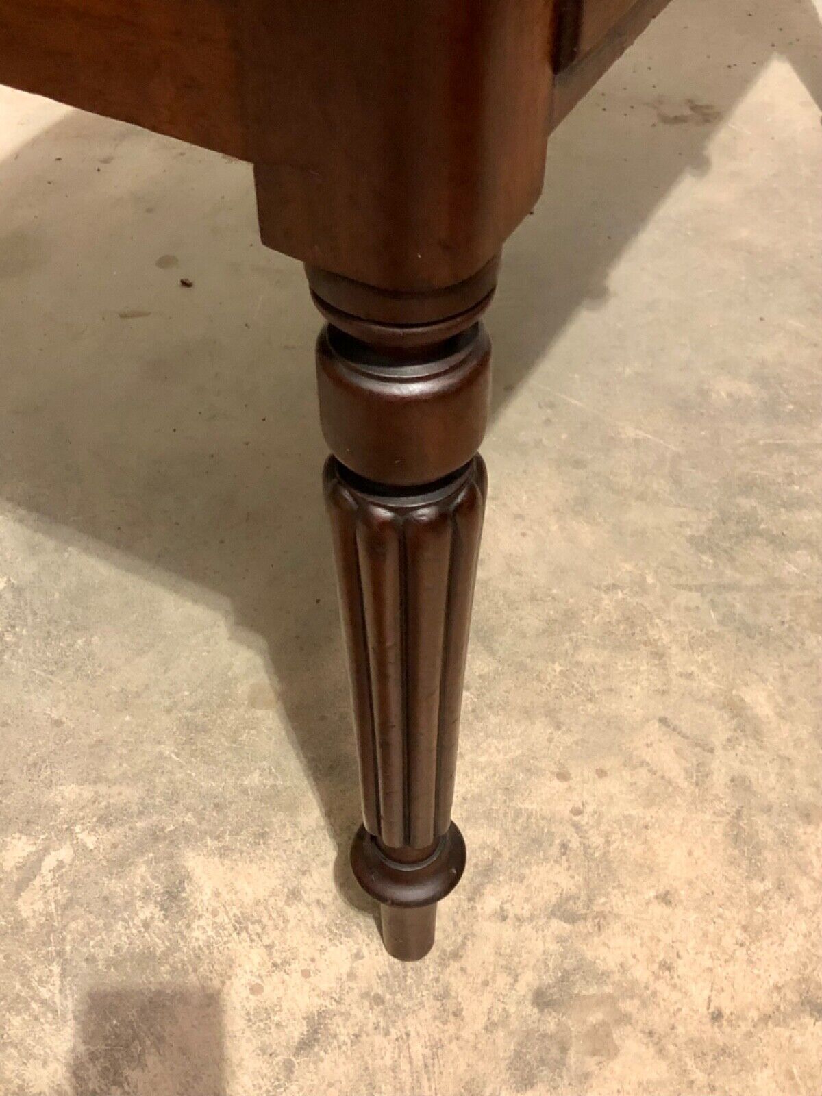 000756....Handsome Antique Mahogany Writing / Hall Table ( sold )
