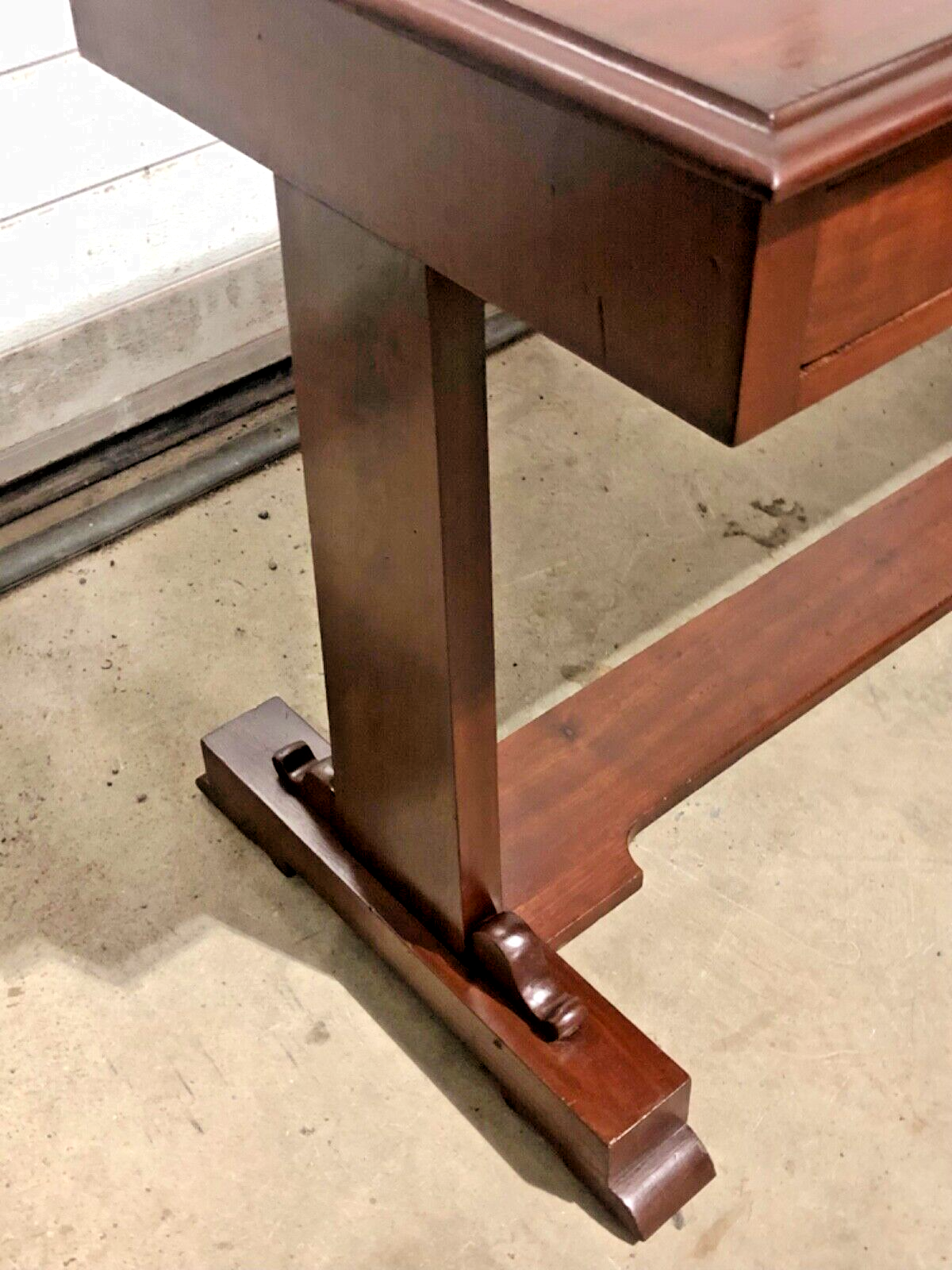 000770....Handsome Antique Mahogany Writing / Side Table