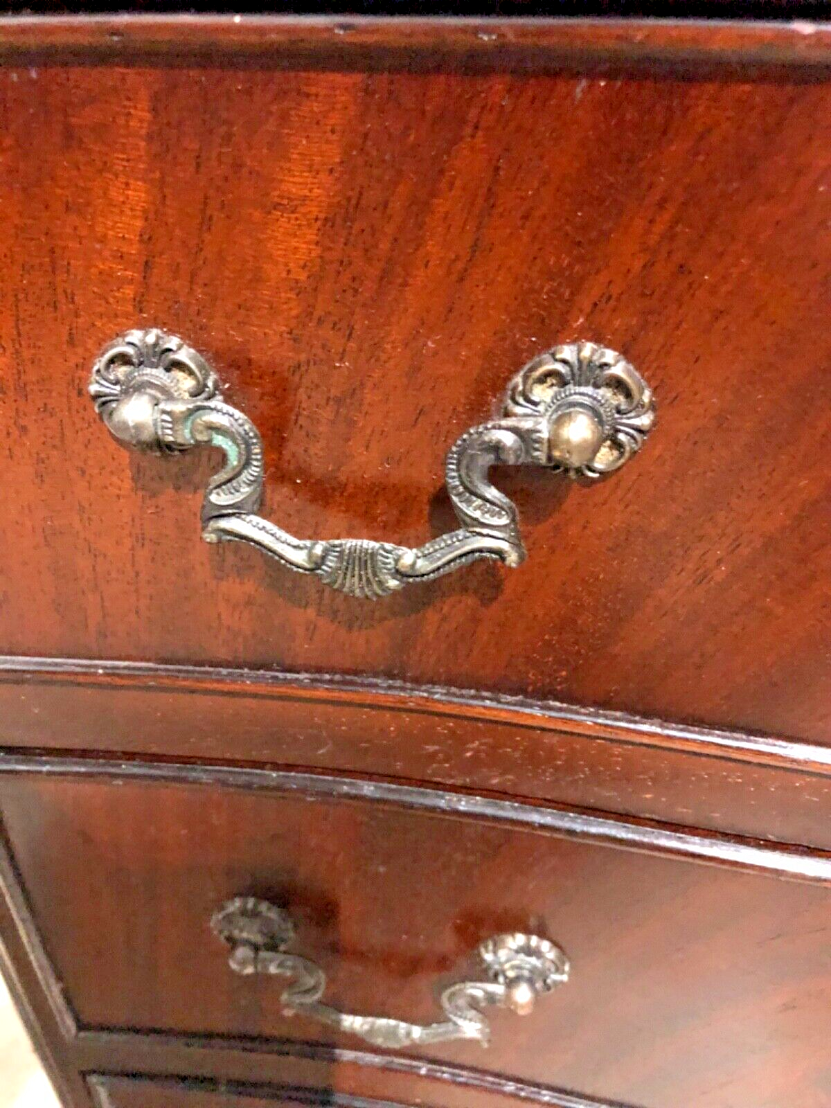 000764....Handsome Vintage Tallboy Chest / Chest Of Six Drawers ( sold )