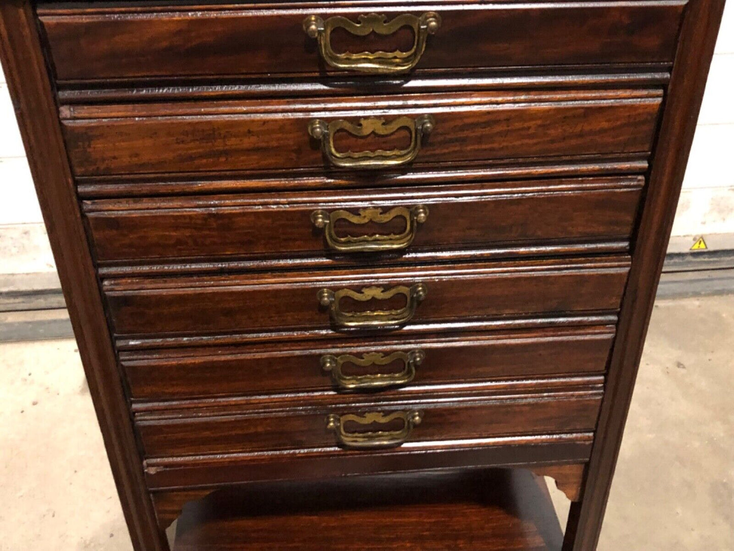 000775....Handsome Antique Rosewood Music Cabinet / Sheet Music Chest( sold )