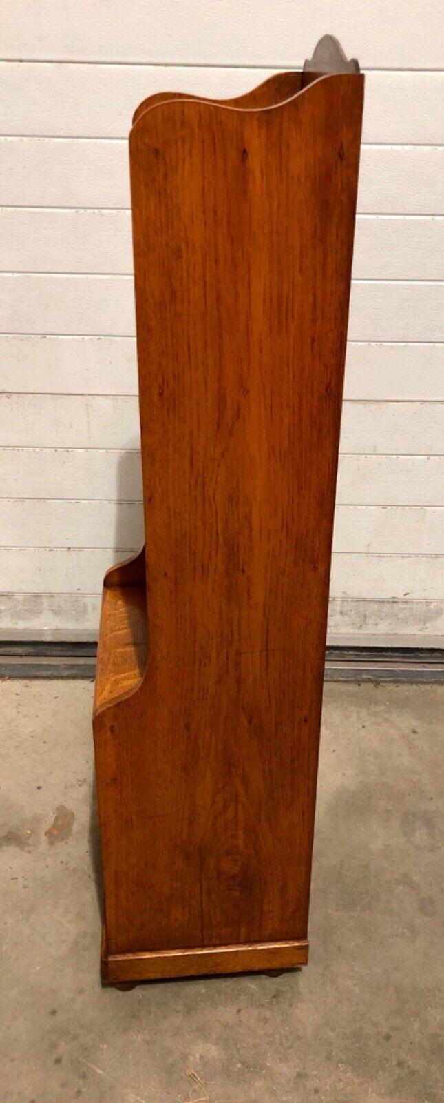 000748....Handsome Vintage Bookcase With Cupboard And Shelves( sold )