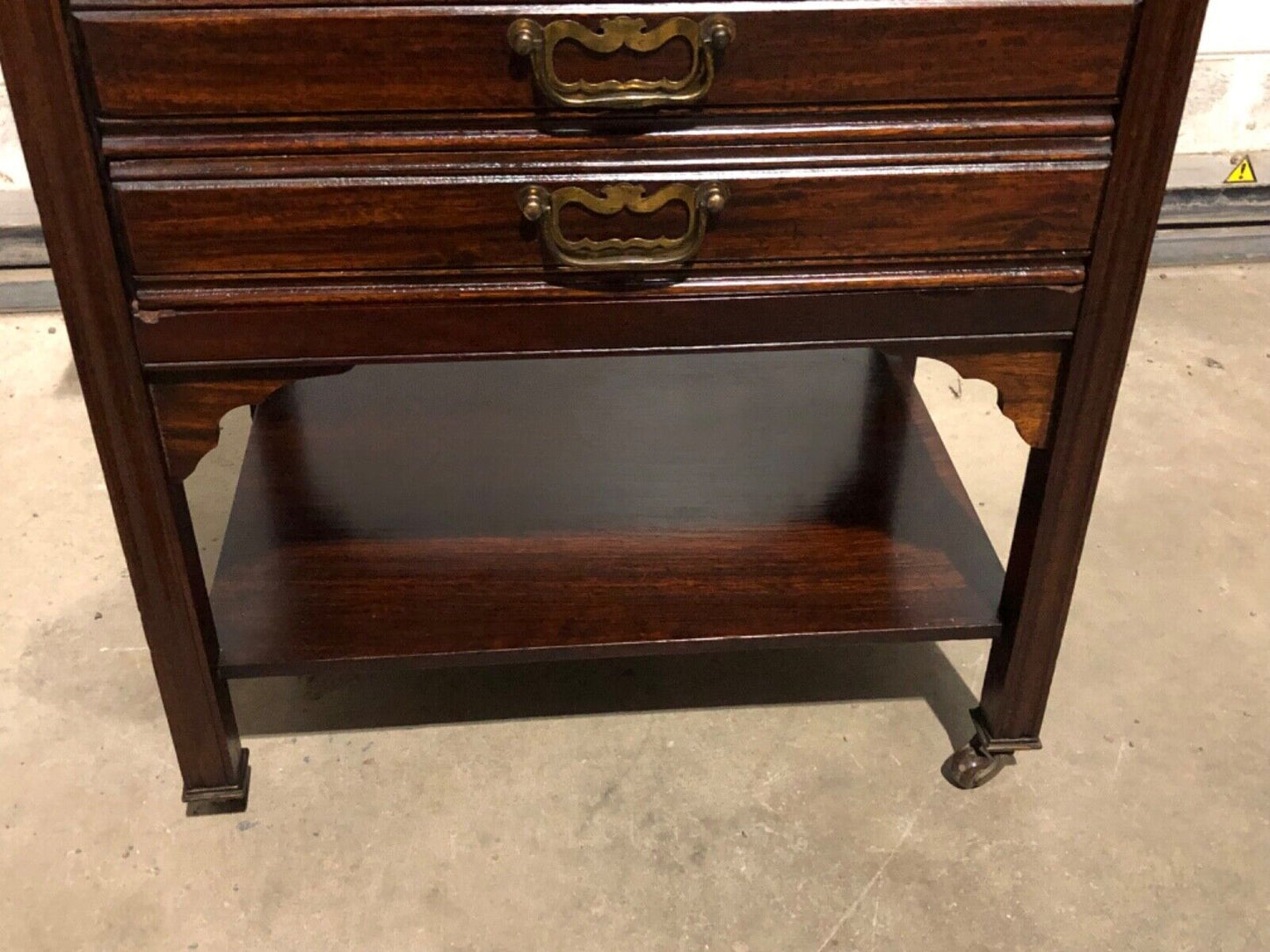 000775....Handsome Antique Rosewood Music Cabinet / Sheet Music Chest( sold )