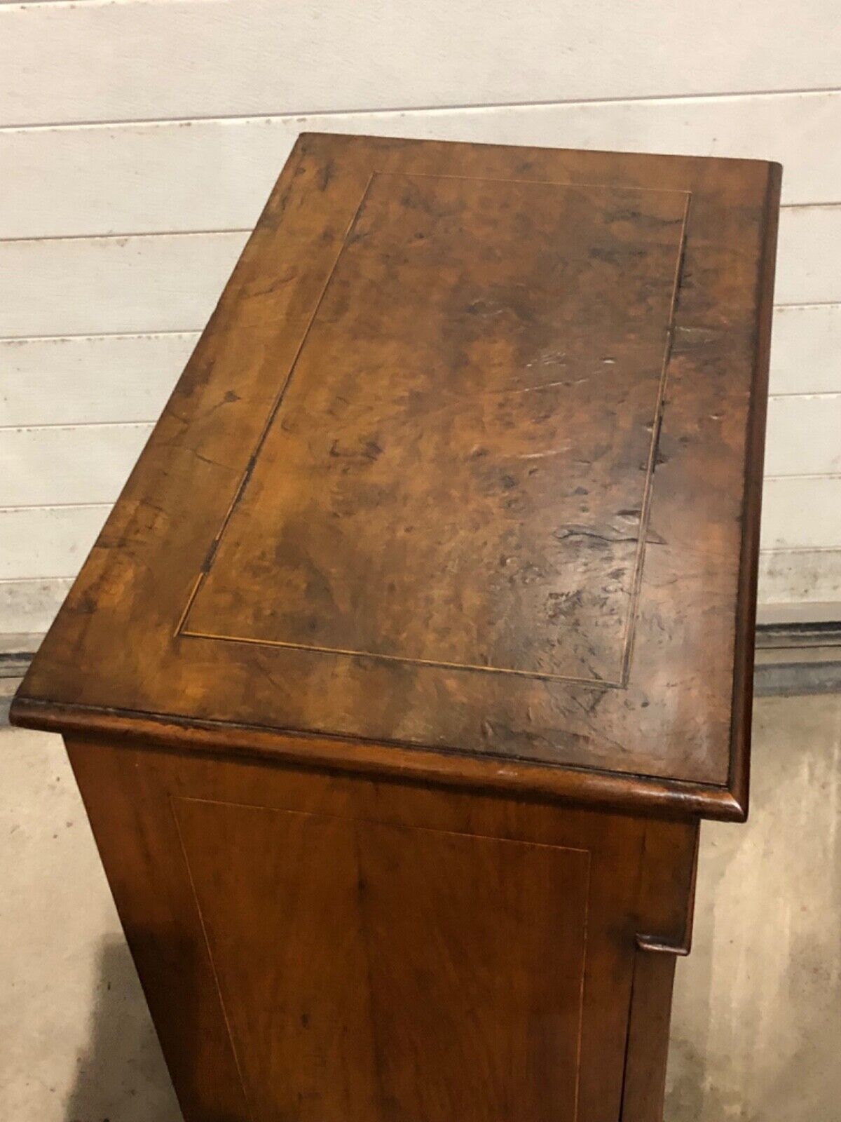 000773....Handsome Antique Walnut Pier Cabinet ( sold )