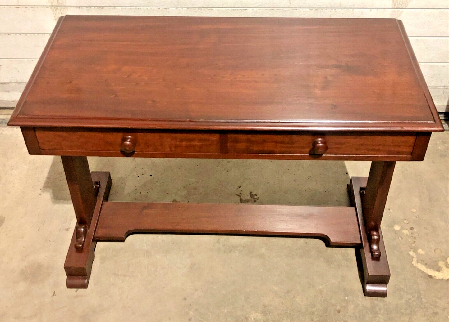 000770....Handsome Antique Mahogany Writing / Side Table