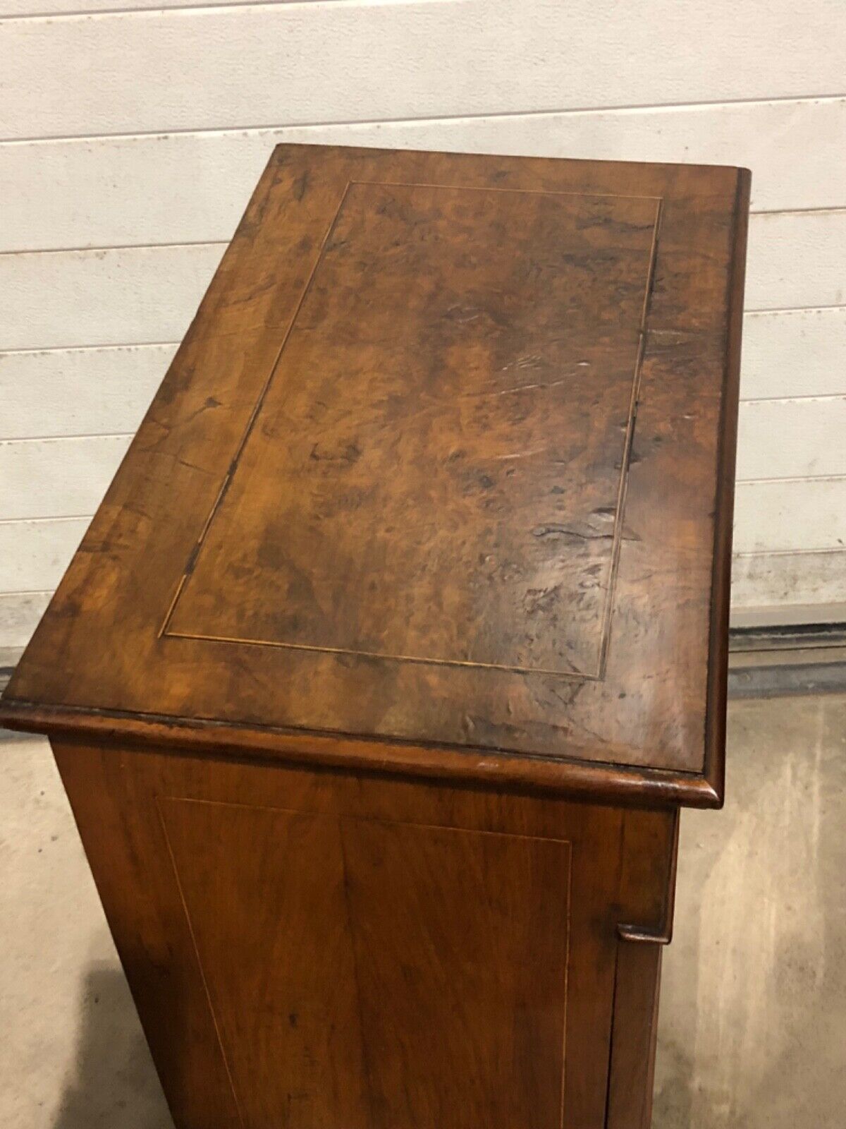 000773....Handsome Antique Walnut Pier Cabinet ( sold )