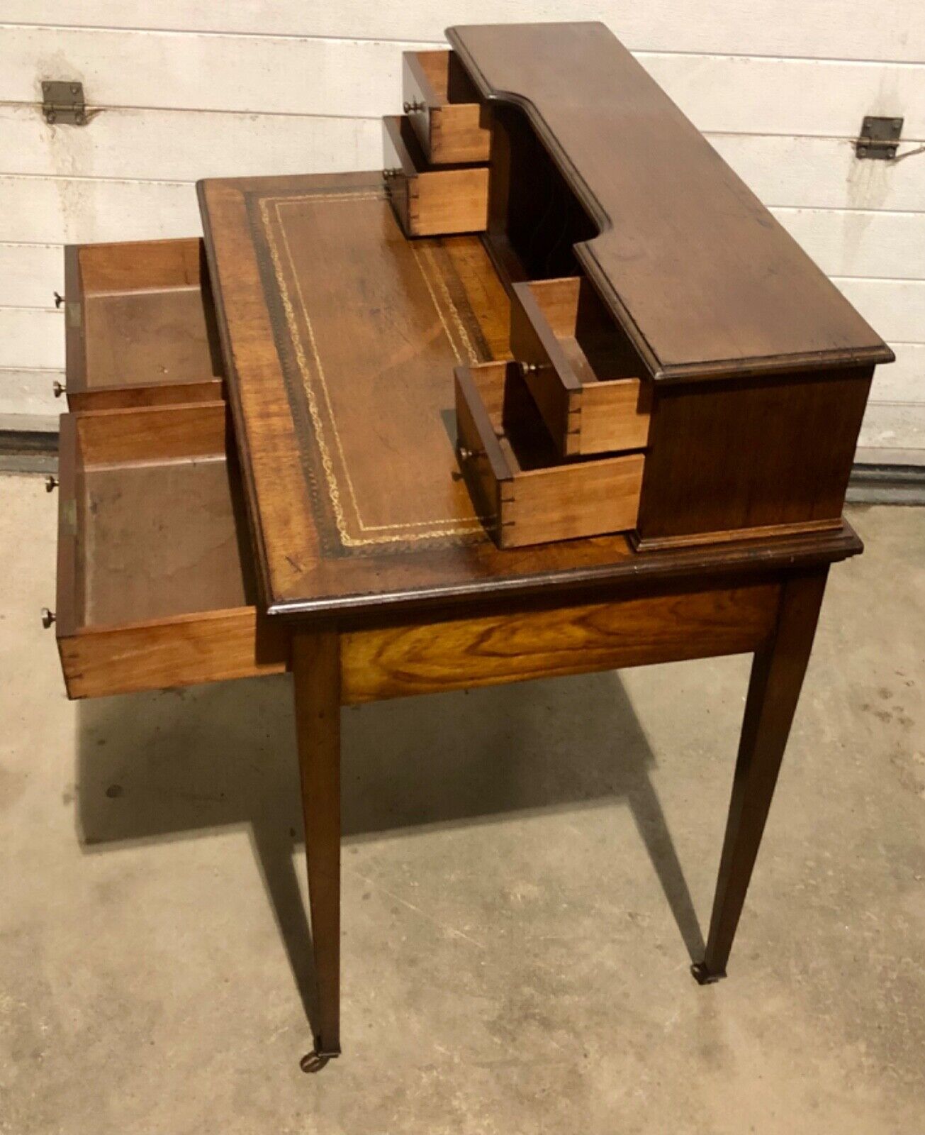 000762....Handsome Edwardian Mahogany Writing Desk ( sold )