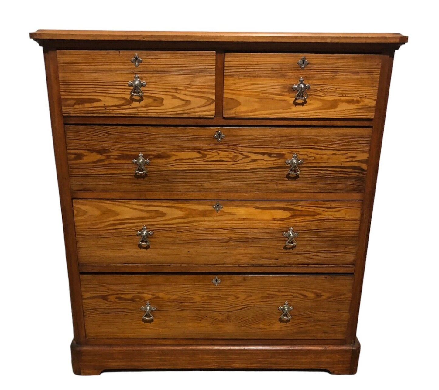000772....Handsome Antique Pine Chest Of Drawers ( sold )