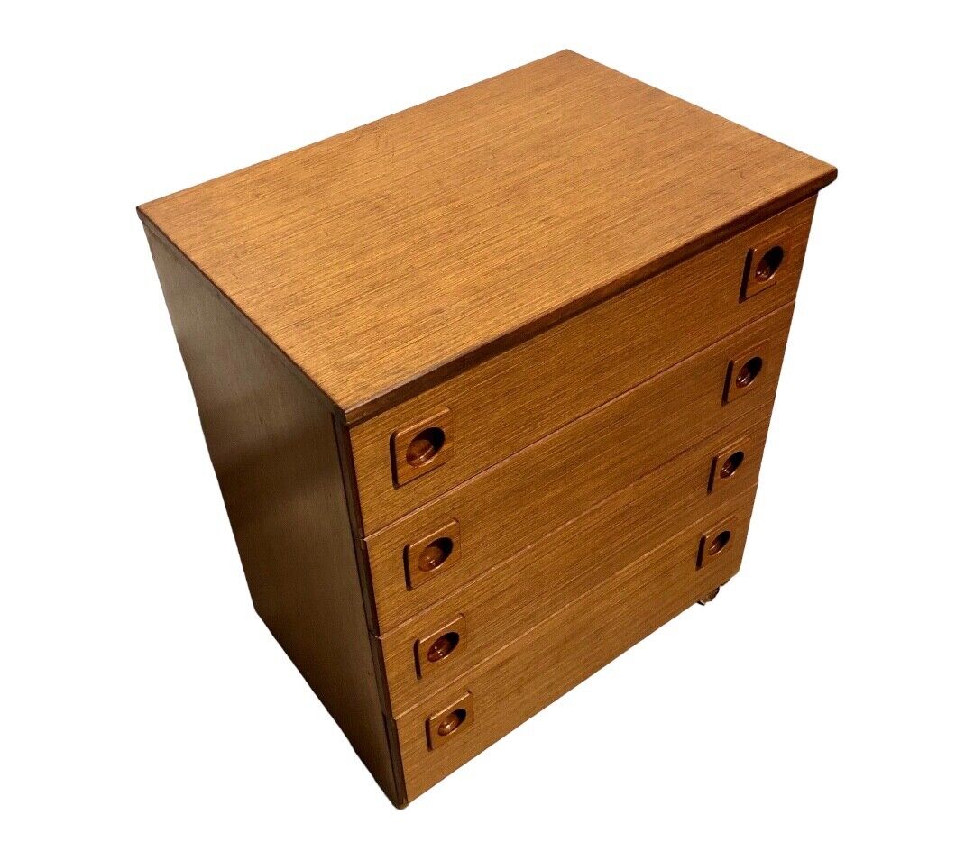 Retro Teak Chest Of Drawers/ Schreiber Chest