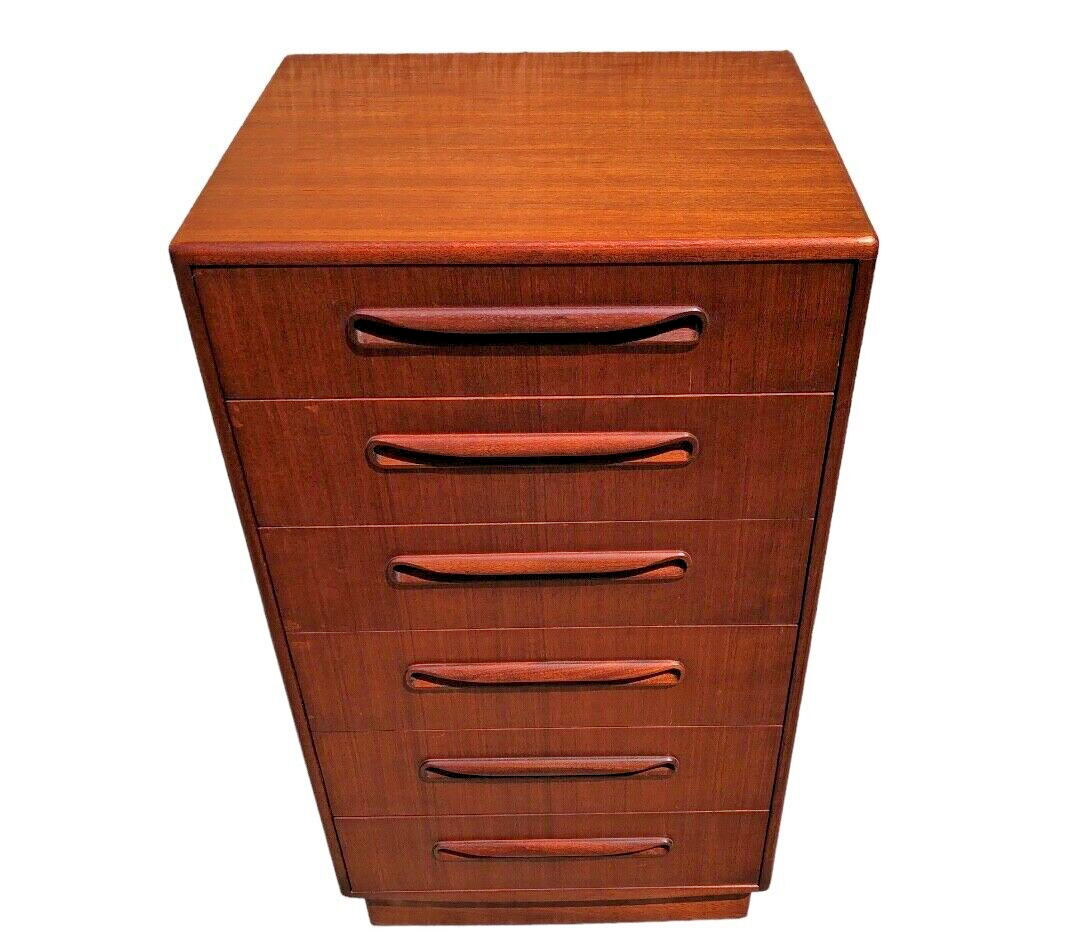 000836....Handsome G Plan Tallboy Chest / Retro Teak Chest ( sold )