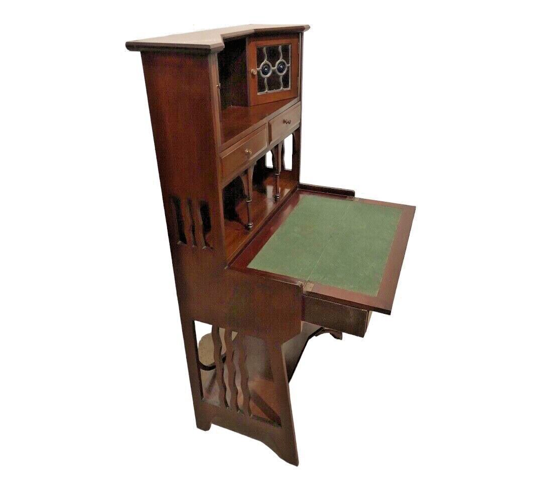 000786....Stunning Arts And Crafts Mahogany Writing Desk By Liberty's Of London ( Sold )