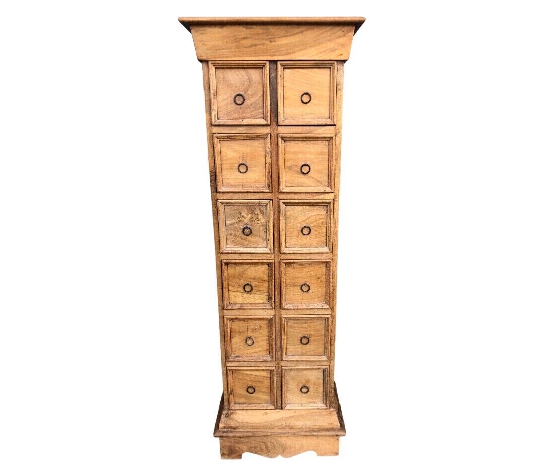 000800....Handsome Vintage Tall Chest Of Drawers / Spice Drawers ( sold )