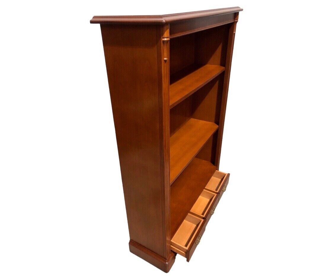 000738....Handsome Vintage Stag Bookcase / Bookshelves ( sold )