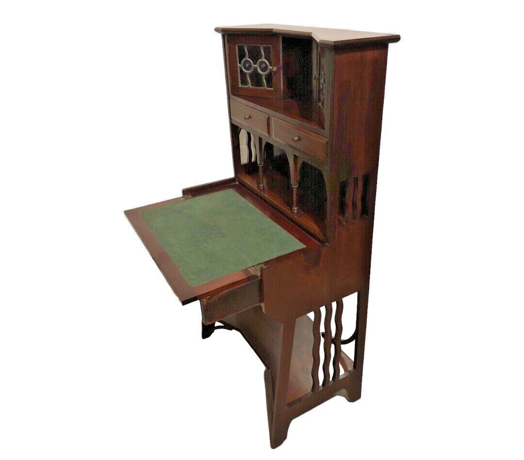 000786....Stunning Arts And Crafts Mahogany Writing Desk By Liberty's Of London ( Sold )